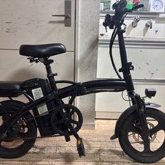 電動アシスト自転車 ブラックSUN PIE 48V