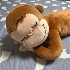 寝そべり　おさるのジョージ　ビックぬいぐるみ