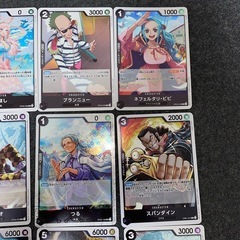 ワンピースカード　黒パーツ　光物　まとめ売りの画像