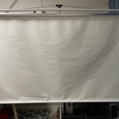 スタンド式ロールスクリーン プロジェクター用 108×105の画像