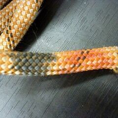 ☆ザイル 登山用ロープ 長さ50.1m 直径9.5mm クライミング用 ピンク 高所作業 ロッククライミング 札幌 北20条店の画像