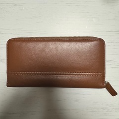 【新品未使用品】BUSINESS LEATHER FACTORYビジネスレザーファクトリー　長財布　茶色　 男女兼用の画像