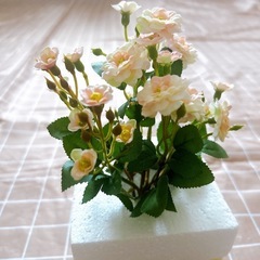 新品⭐️ casheey 造花　薔薇　バラ　ローズ　ライトピンクの画像