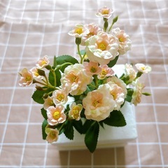 新品⭐️ casheey 造花　薔薇　バラ　ローズ　ライトピンクの画像