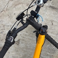 ハードテイルマウンテンバイク 24インチ イエローの画像