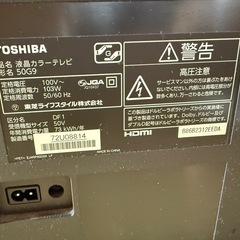 テレビ取りに来てくれる方限定の画像