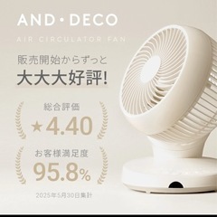 サーキュレーター　モダンデコ　3D首振りDC