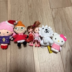 女の子向けの人形、ぬいぐるみセット