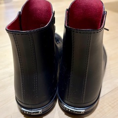 モズmozハイカットレインシューズ  レディース（ブラック）L(24.0-24.5cm)の画像