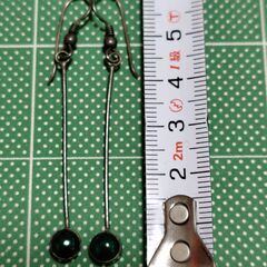 【まだ受付中】02-07 米国購入 翡翠調インディアンピアス 早い者勝ちです✨✨の画像