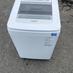 NO B252 🌈福岡市内配送設置無料✨🌈NAF8AE3S 洗濯機 8.0kg Panasonic パナソニック NA-F8AE3-S 送風乾燥 自動槽洗浄 おうちクリーニング