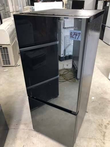 NO B247 ?福岡市内配送設置無料✨?154L Hisense ノンフロン冷凍冷蔵庫 HR-G1501EM 2021年