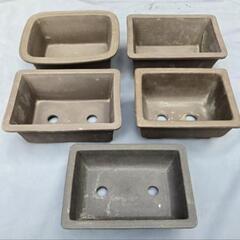 盆栽鉢　鉢　 陶器　砂の画像