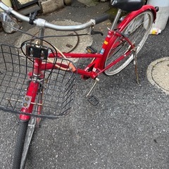 自転車(後ろパンク)