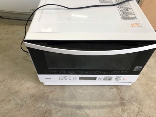 東芝 TOSHIBA スチームオーブンレンジ 石窯オーブン 23L グランホワイト ER-P6(W)