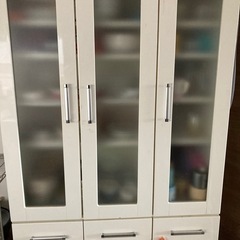 食器棚 上下分割可(受け渡し者決定)