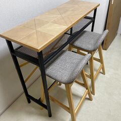 ◎ニトリ◎カウンターテーブル+カウンターチェア