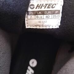 【新品未使用品】Hitec　レディース　ハイテック　トレッキングシューズの画像