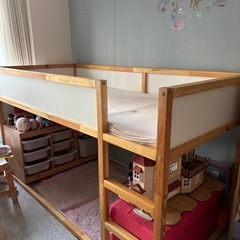 受渡し完了:イケアこども収納遊び部屋ベッドキューラの画像