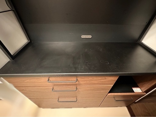 【金額交渉＆決済方法変更可能/1年半使用】ニトリマグネットキッチンボード/幅120㎝/ブラウン/6月25日までの引き取り可能な方優先 金額交渉＆決済方法変更可能/1年半使用】ニトリマグネットキッチン