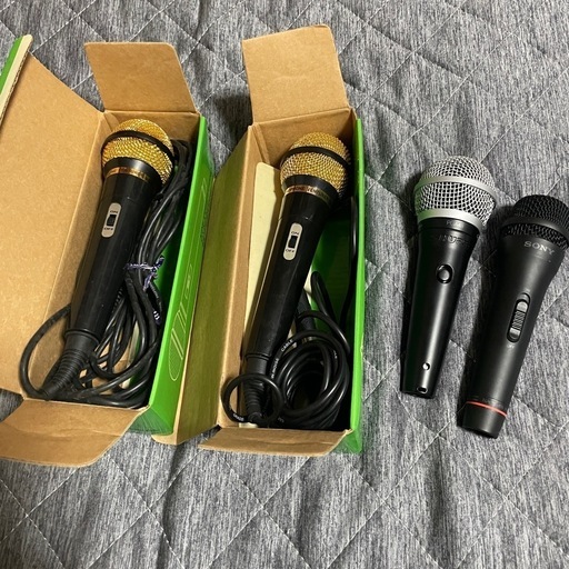 ダイナミックマイク4本