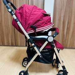 Apricaのベビーカー　
SORARIAの画像