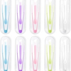 【新品未使用】9個セット　コンタクトレンズ用ピンセットの画像