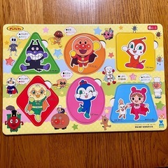 パズル アンパンマン 6ピース おかたづけ袋付き　サンスター文具...