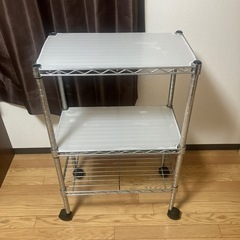 キャスター付きスチールラック