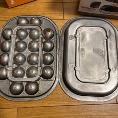 ニトリ　たこ焼き＆グリ2way ミニホットプレートの画像