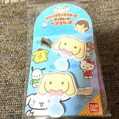 サンリオキャラクターズ　チョコレート　シナモン　ヘアクリップ　