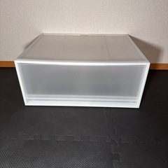 無印良品 ポリプロピレン収納ケース・引出式・横ワイド・大約幅５５×奥行４４．５×高さ２４ｃｍの画像
