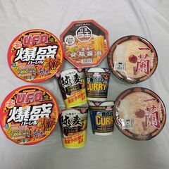 カップ麺セット 一蘭 純麦 UFO爆盛バーレル 魚介ぶしカレーヌ...
