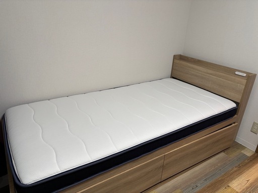 シングルベッド+シングルマットレス