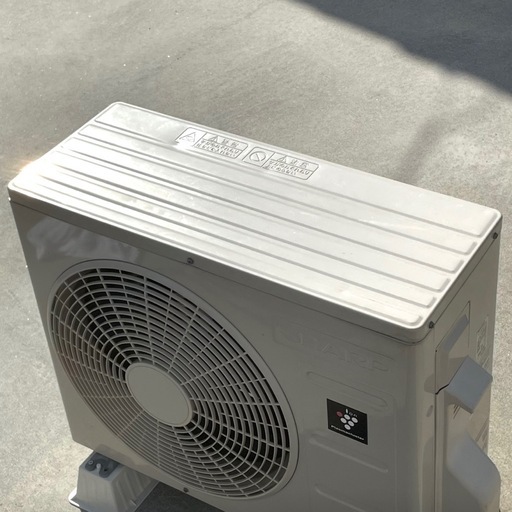 保証付 ! !☆シャープ エアコン 6畳用 2018年製 内部洗浄 プラズマクラスター AY-H22TD 高圧洗浄済み ! 取付け可 