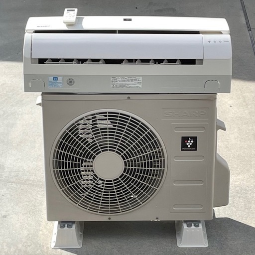 保証付 ! !☆シャープ エアコン 6畳用 2018年製 内部洗浄 プラズマクラスター AY-H22TD 高圧洗浄済み ! 取付け可 