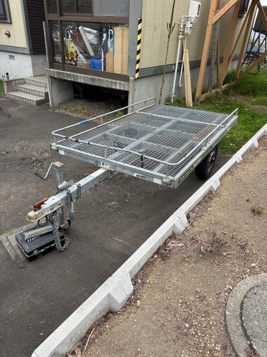 サントレックス ダンプ式　軽トレーラー