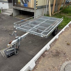 サントレックス ダンプ式 軽トレーラー