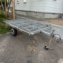 サントレックス ダンプ式　軽トレーラー