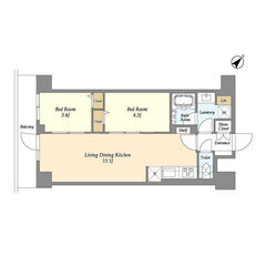 🏢安心の叶えRoom✨『2LDK』江戸川区平井✨敷金礼金無料💰✨...