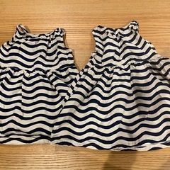 子ども服　UNIQLO×マリメッコ　ワンピース　90 2着の画像