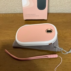 充電式のハンドウォーマー　モバイルバッテリー新品の画像