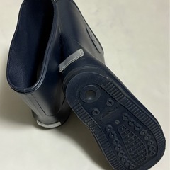 【familiar】長靴 レインブーツ 紺色 17.0の画像