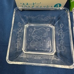 【取引中】サーティワン　スクエアディッシュ　ガラス小皿の画像