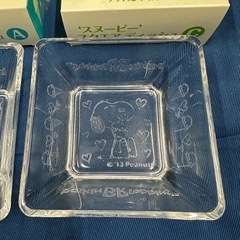 【取引中】サーティワン　スクエアディッシュ　ガラス小皿の画像