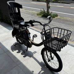 ヤマハ　PAS babby sp 電動アシスト自転車 チャイルドシート付き　15.4Ahの画像