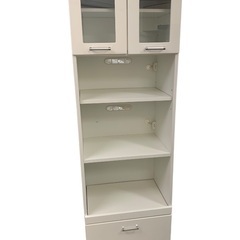 食器棚 レンジボード 島忠 ホワイト 