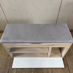 【1090】木製スリッパラック・収納の画像