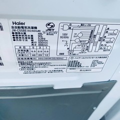 EJ199番 Haier 全自動電気洗濯機 JW-C55BEの画像