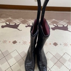 ブーツ 35インチ 黒の画像